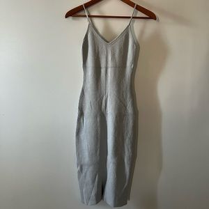 Abercrombie Light Blue Ribbed Bodycon Dress